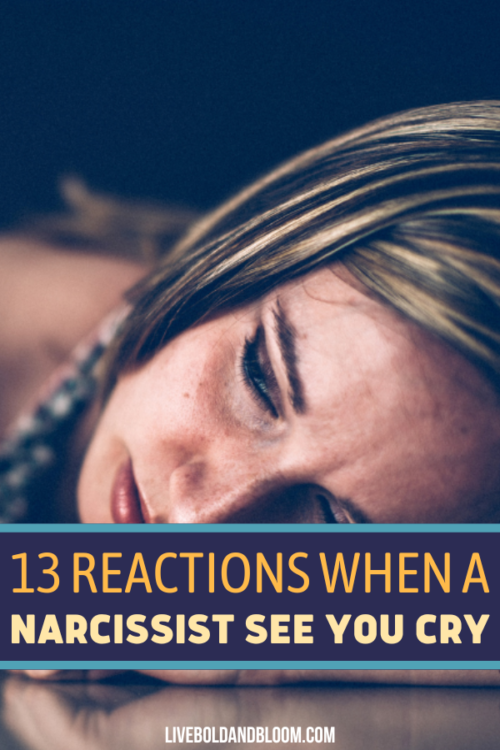 What would it be like if you cry in front of a narcissist? Find out what happens when a narcissist sees you cry in this post.