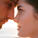 couple facing each other touches noses Casual Relationship is Getting Serious