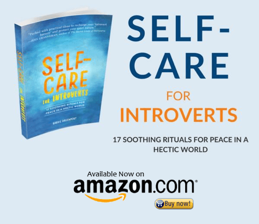 amazon button for self-care for introverts book cover