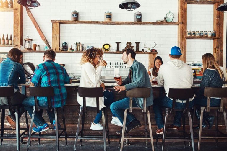 couple talking at bar, things to talk about