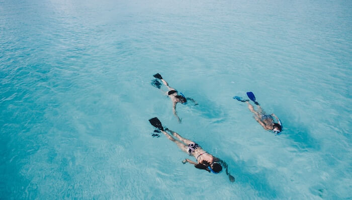 snorkeling in ocean summer bucket list