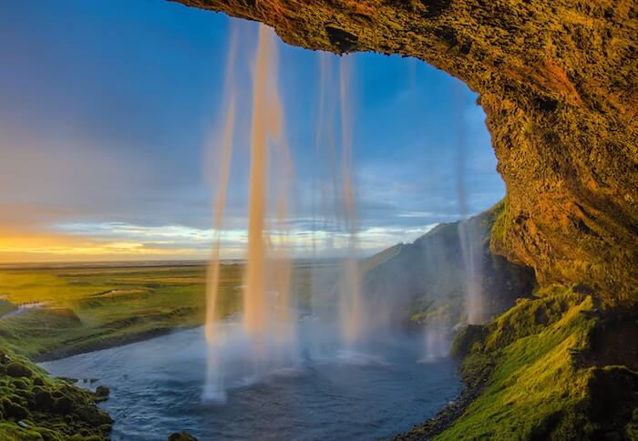 waterfall in Iceland summer bucket list