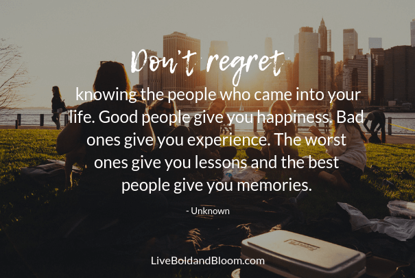 friends, regret quotes