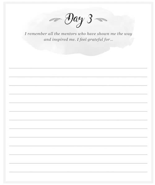 sample journal page the mindfulness journal