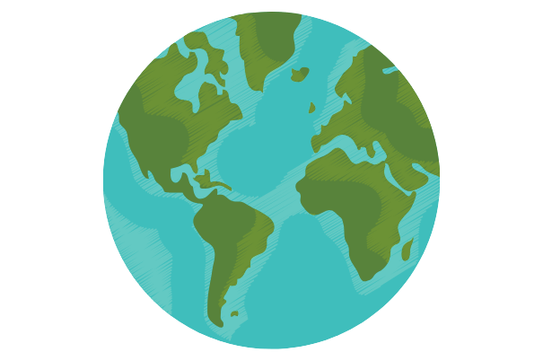 earth, easy things to draw