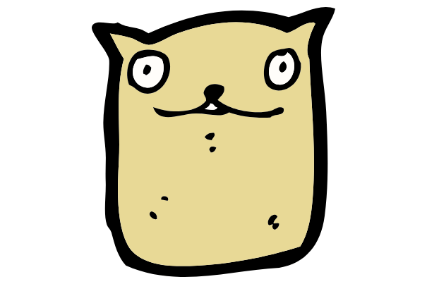 cat cartoon, easy things to draw