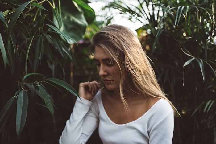 woman alone outside INFJ door slam