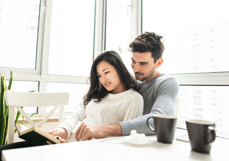 couple reading together, best marriage counseling books