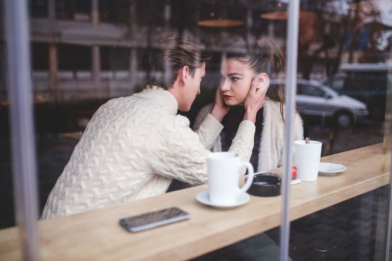 couple talking, words of encouragement