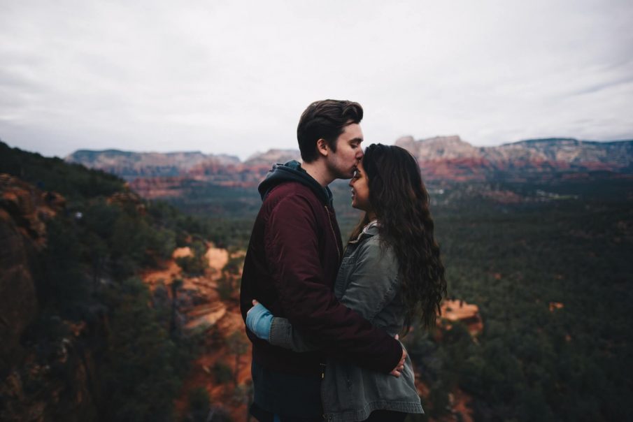 couple hugging, enfp and infj