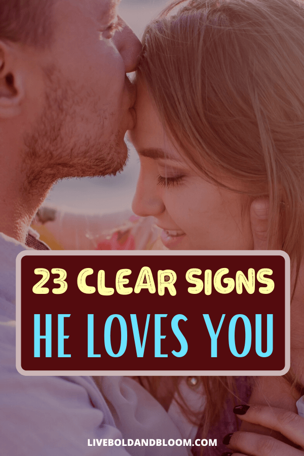 Do you find yourself wondering, “Is he in love with me?” You know that you're in love with your man, but does he love you back?  We all can get insecure at times, especially when it comes to being vulnerable in a relationship and risking getting hurt.  It's natural to seek reassurance that your partner is truly in love with you if he hasn't yet said those three little words — or even if they have been spoken.  signs he loves you secretly | signs he loves you without saying it | signs he loves you facts