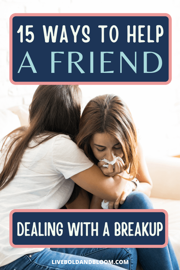 Being there for a friend through a breakup can feel like putting out a fire. Learn some key ways to help your friend deal with a break up by reading this post.