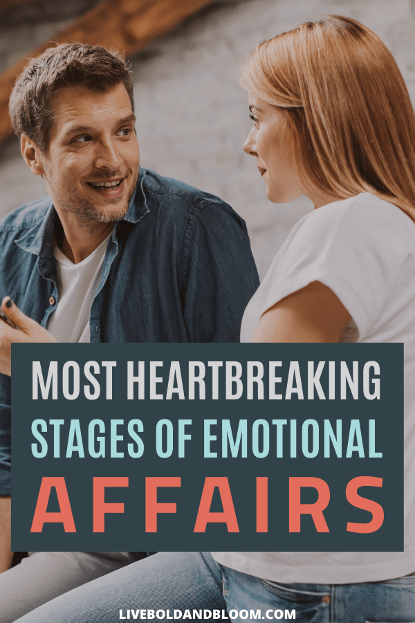 Do you know the different stages of an emotional affair? If a friendship with an attractive person is turning into an emotional connection, it's time to take notice.