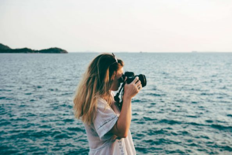 woman with camera, interesting hobbies