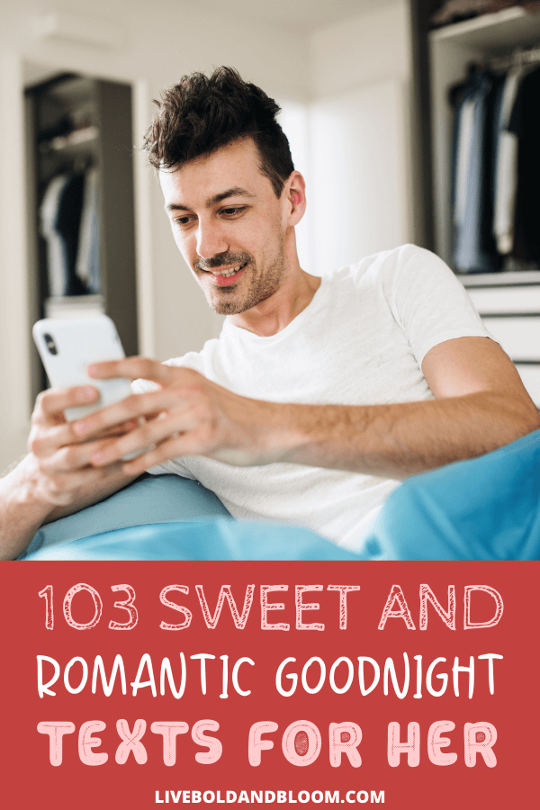 Read through these messages to see which suit your partner's mood and feelings. Share these goodnight texts with her and watch her melt.