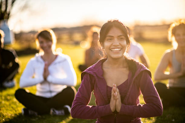 woman in group exericise mindfulness exercises for adults