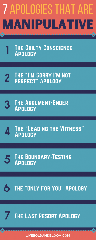 7 apologies that are manipulative