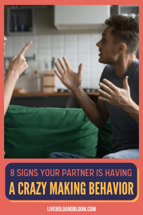 Does your partner do things to manipulate you into thinking you're wrong or at fault and you know you're not? This crazy making behavior is a form of abuse.