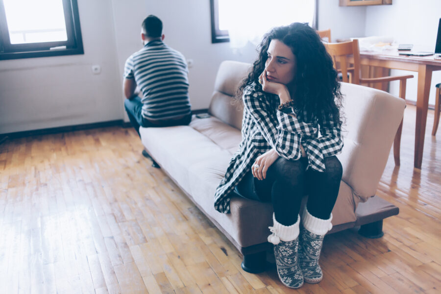 woman sad after a fight signs he will never come back