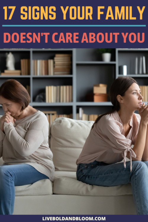 Do you feel like an outcast by your own family? Read this post and see the signs that you are rejected and the signs your family doesn’t care about you.