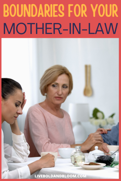 Mother-in-laws can sometimes involve themselves in your ways. In this post is a list of boundaries for mother-in-law you should try to establish.