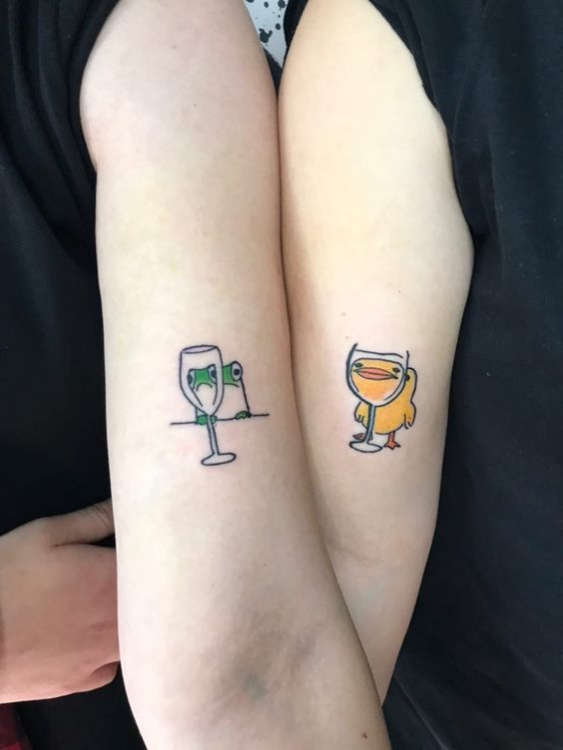 meaningful tattoos for best friend