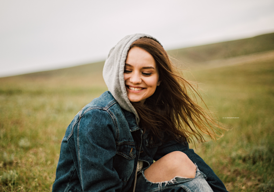 woman in the field being unique unique things about me