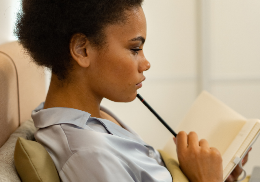 woman thinking of something bothering women’s intuition