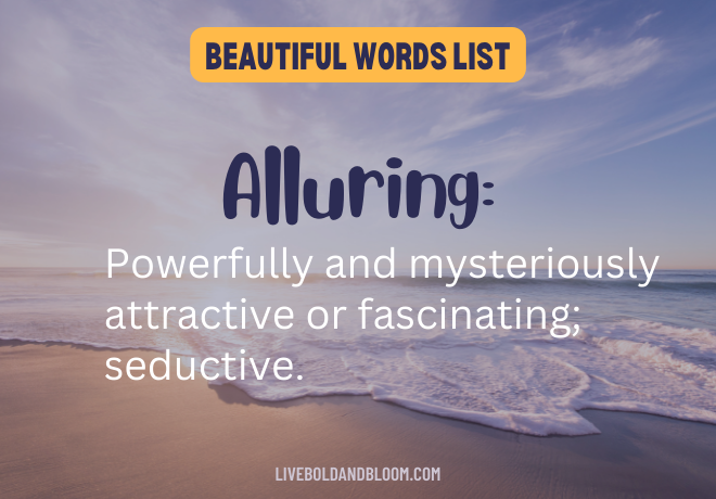 ultimate list of 365 beautiful words and their meanings