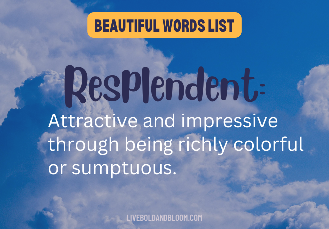 ultimate list of 365 beautiful words and their meanings