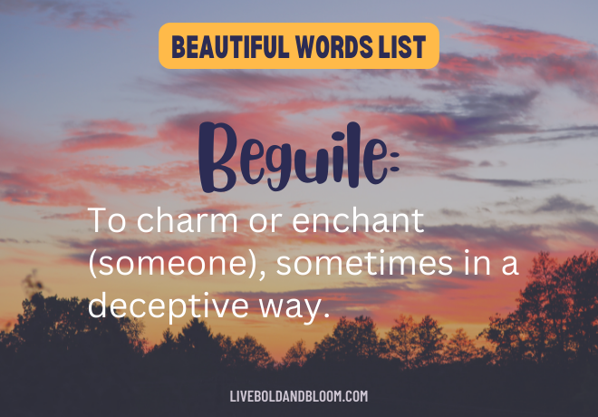 ultimate list of 365 beautiful words and their meanings