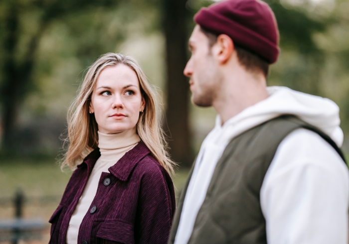 couple looking at each other fear of intimacy