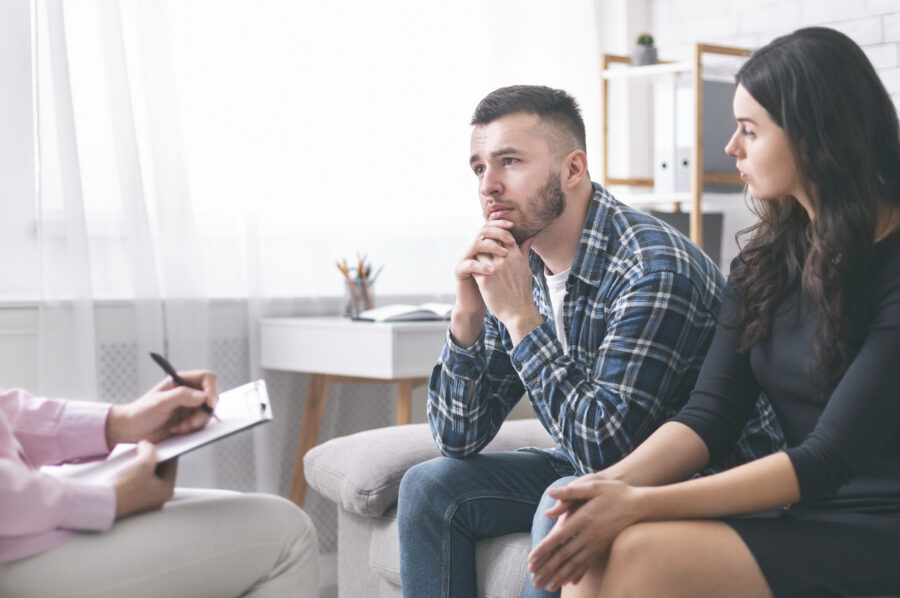 couple going through counselling signs your relationship is beyond repair