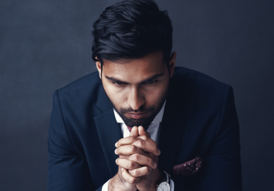 man sitting alone thinking achievement phobia