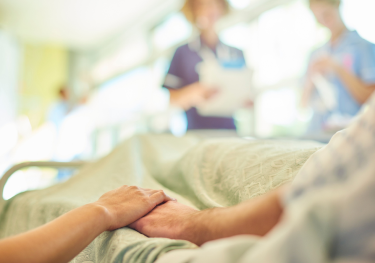 holding hands in the hospital words of encouragement after surgery