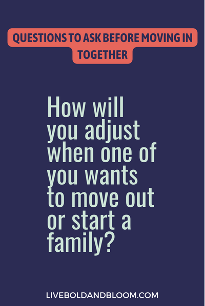 questions to ask before moving in together