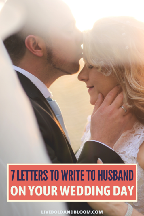 Articulating a love letter letter to husband on wedding day can be hard with all the emotions. Here are some examples you can use.