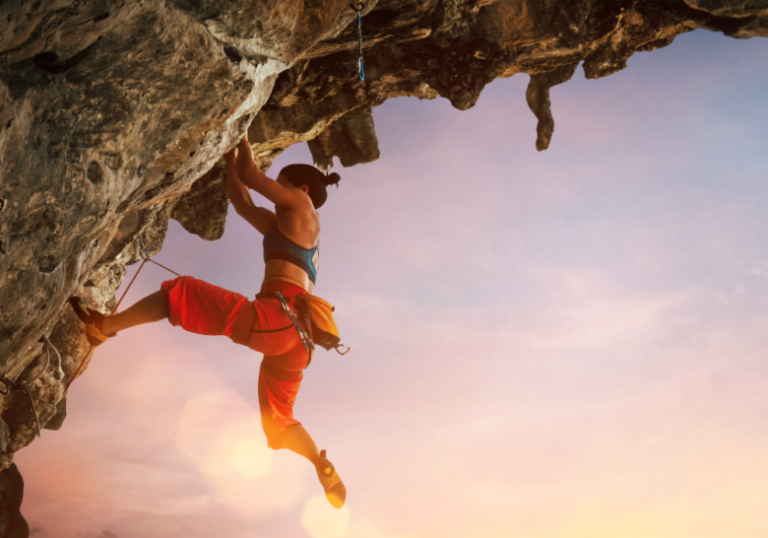 woman rock climbing woman symbols of strength and courage