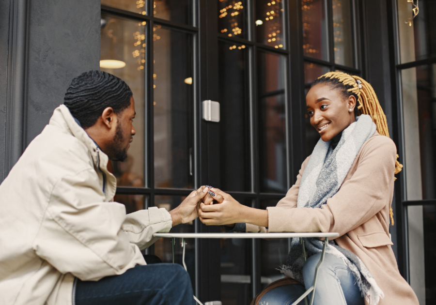 two couple in a date what does chemistry feel like for a man