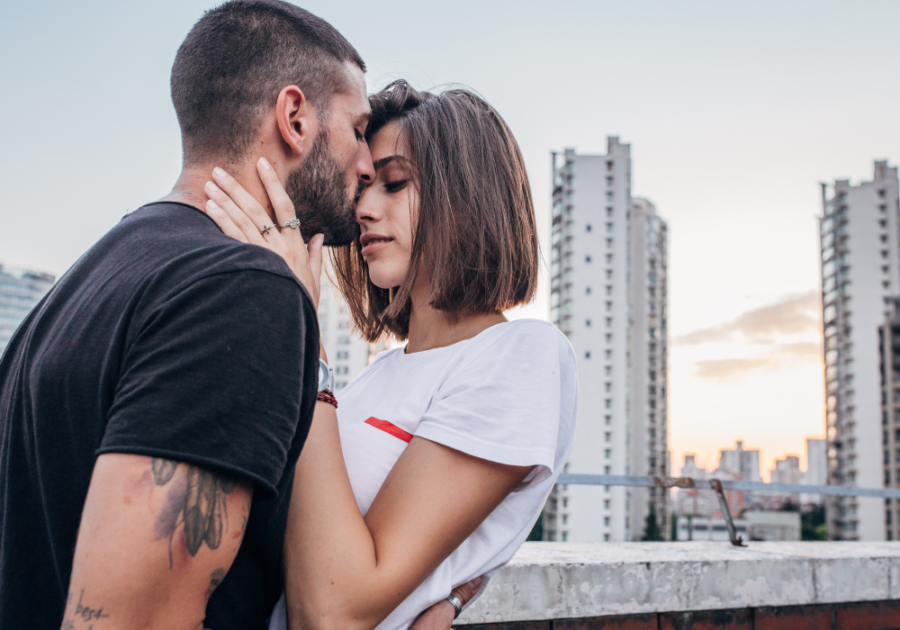 couple in the rooftop of a building why do girls like bad boys