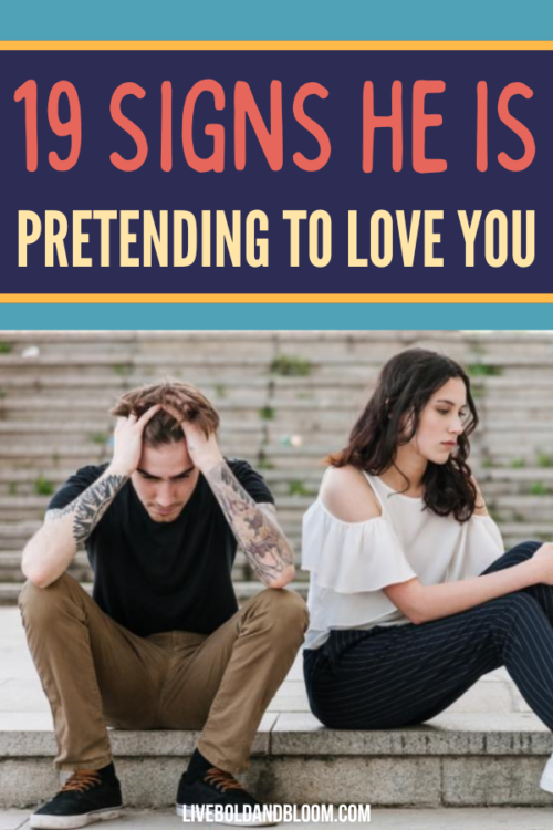 Are you suspicious of your partner's feelings? Discover the signs that may indicate your partner is pretending to love you, and what to do about it.