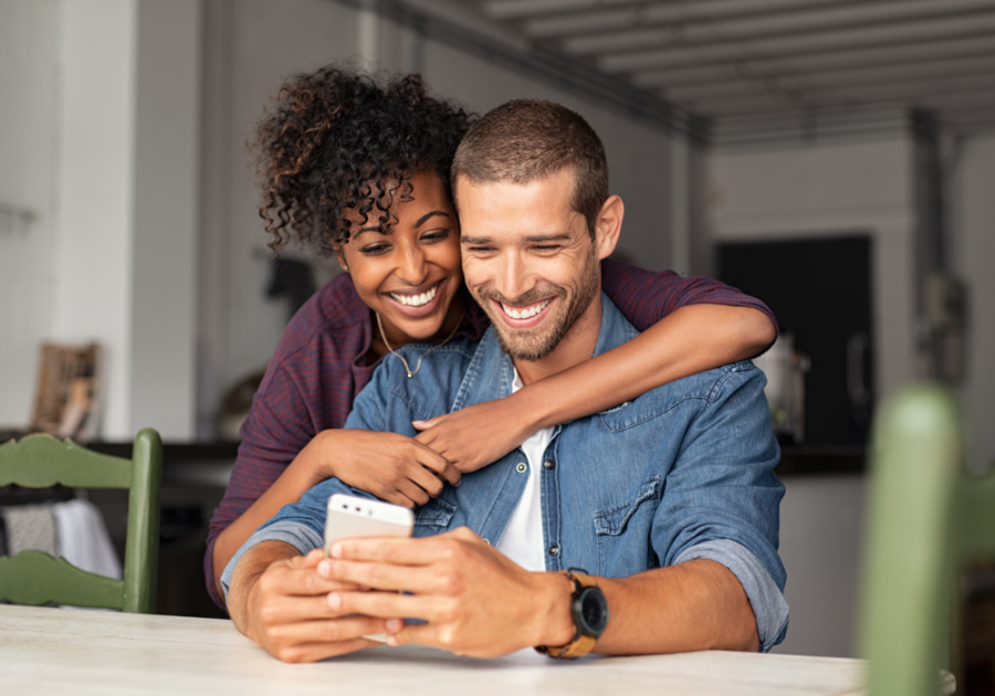 woman back hugging her man Scorpio Man and Capricorn Woman Compatibility