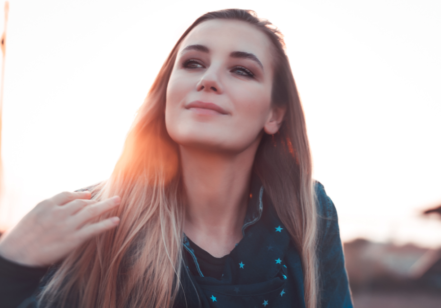 woman outside smiling Poems About Strong Women