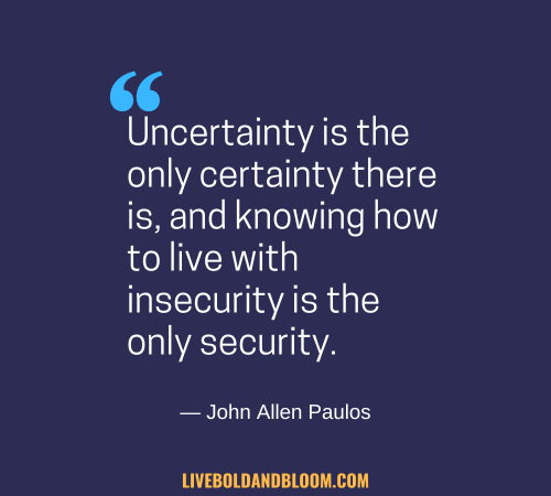 insecurity quotes