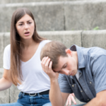 man dejected woman talking to him Things Your Partner Should Never Say to You